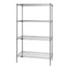 Quantum Storage Systems® 4-Shelf Starter Kit Chrome Wire Shelving 18x60x63 Inch