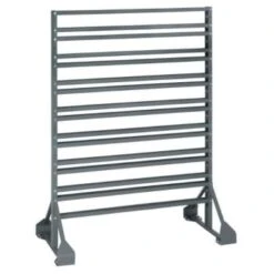Quantum Storage Systems® Gray 16 Rail Unit-2 Sided Rack System Bins Sold Separately 36x20x53