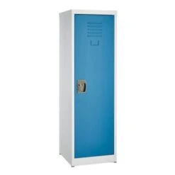 Adir Office 48 In. X 15 In. Steel Single Tier Key Lock Locker Blue