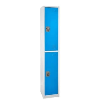 Adir Office 72 In. X 12 In. 2-Compartment Steel Locker Blu - Image 2