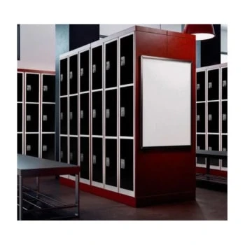 Adir Office 72 In. X 12 In. 3-Compartment Steel Locker Blk - Image 8