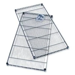 Safco Industrial Extra Shelf Pack, 36"w X 18"d X 1.5"h, Black, 2 Per Pack