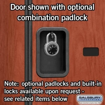 Salsbury IndustriesĀ® Cherry-Double Tier S Style-Wood Locker 6 Feet X 18 Inches - Image 6