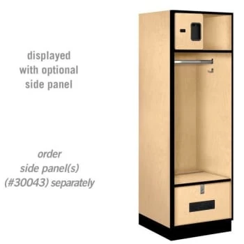 Salsbury IndustriesĀ® 24 Inch Wide Designer Wood Open Access Locker - Image 2