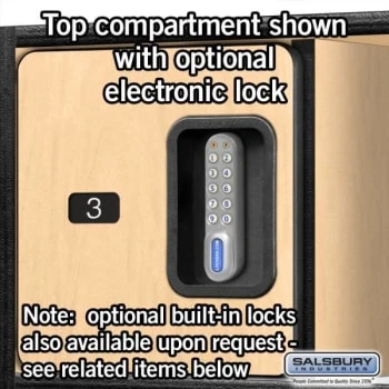 Salsbury IndustriesĀ® 24 Inch Wide Designer Wood Open Access Locker - Image 7