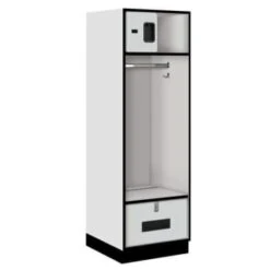 Salsbury Industries® Gray-24 Inch Wide Designer Wood Open Access Locker