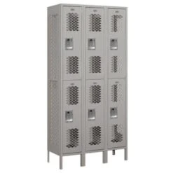 Salsbury Industries® 6 Ft. X 15 In. Double Tier Vented Locker