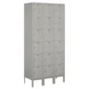 Salsbury Industries® Gray-12 Inch-Standard Metal Locker 6 Feet High X 15 Inches